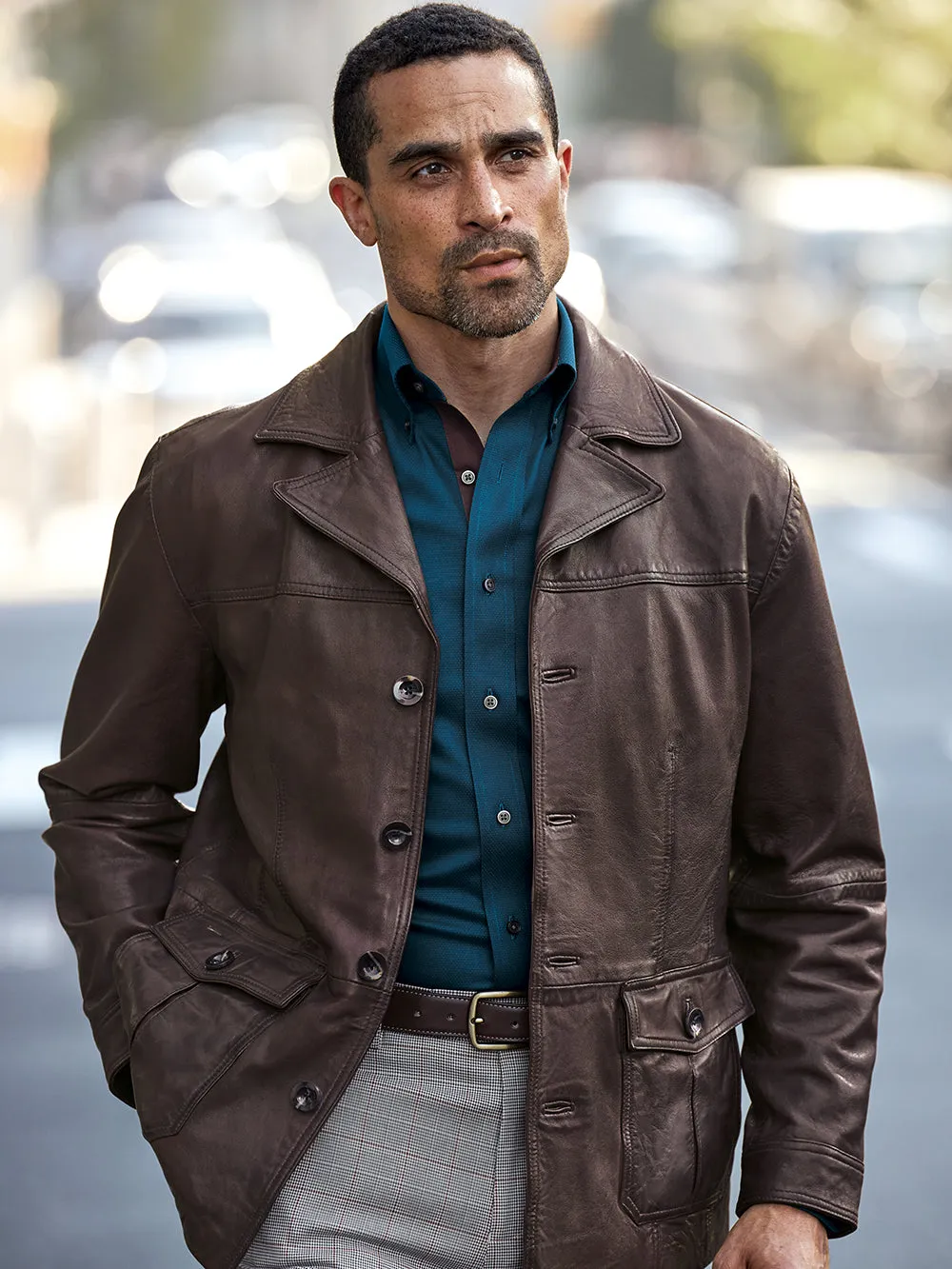 Leather Jacket sold by Paul Fredrick product image thumbnail 2