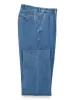 Pleated Denim Pants sold by Paul Fredrick