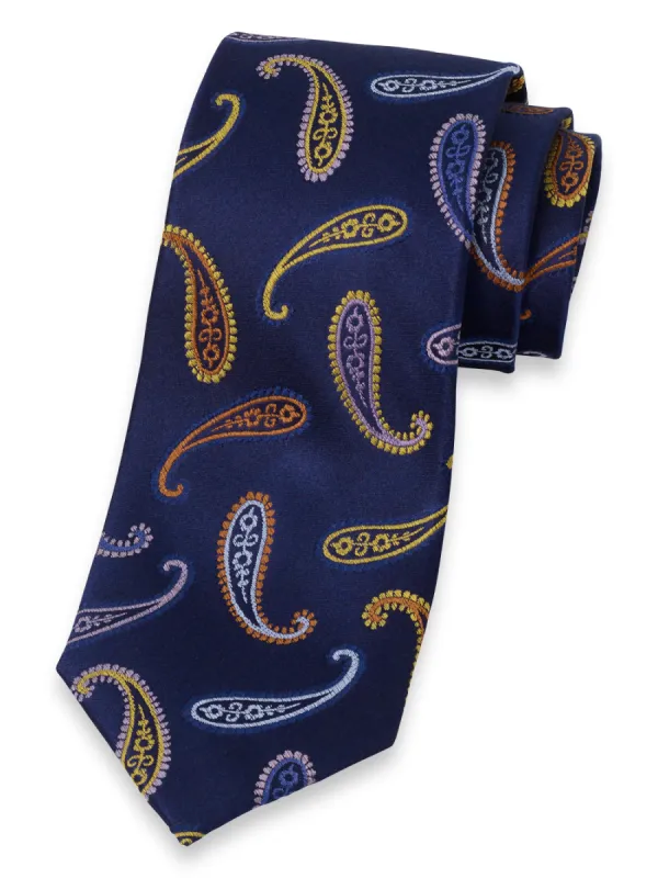 Paisley Woven Silk Tie sold by Paul Fredrick