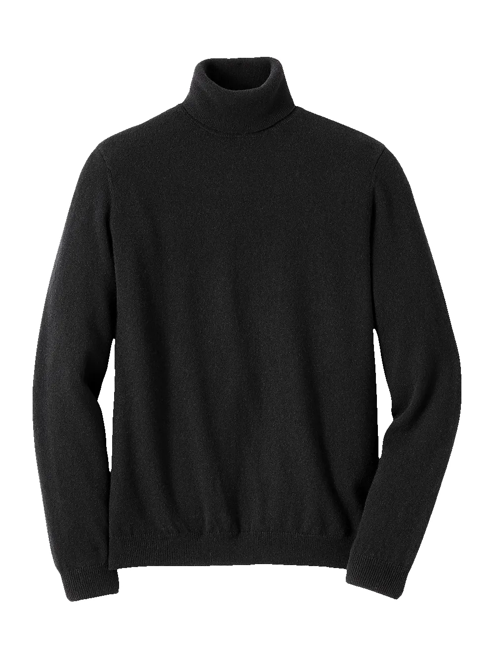 Cashmere Turtleneck Sweater - Black sold by Paul Fredrick