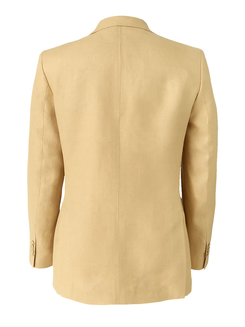 Linen Solid Notch Lapel Sport Coat - Gold sold by Paul Fredrick product image thumbnail 2