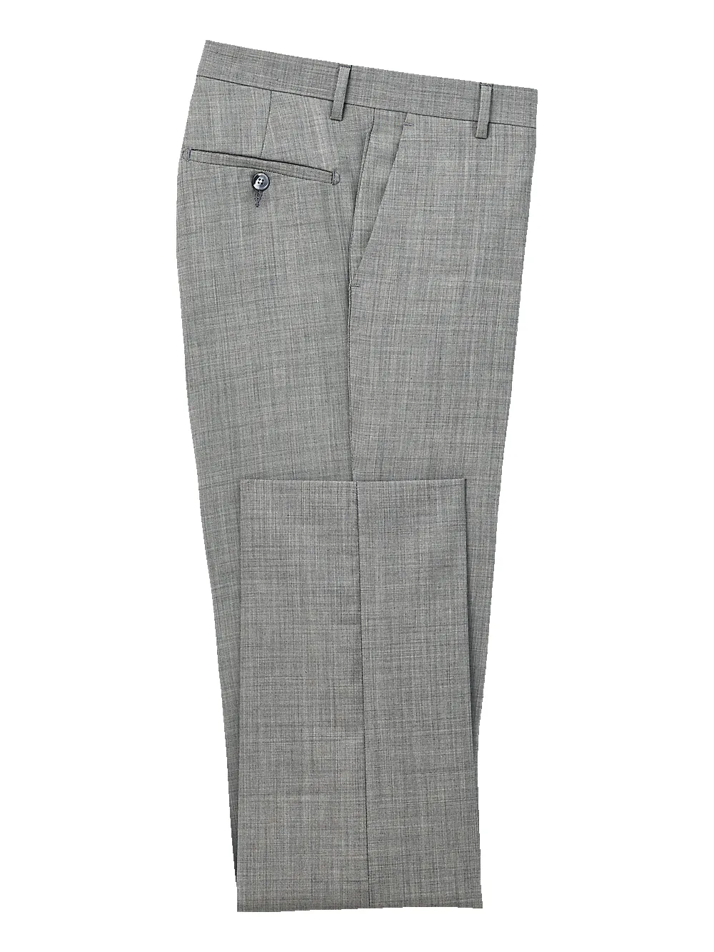 Wool Sharkskin Pants - Grey sold by Paul Fredrick