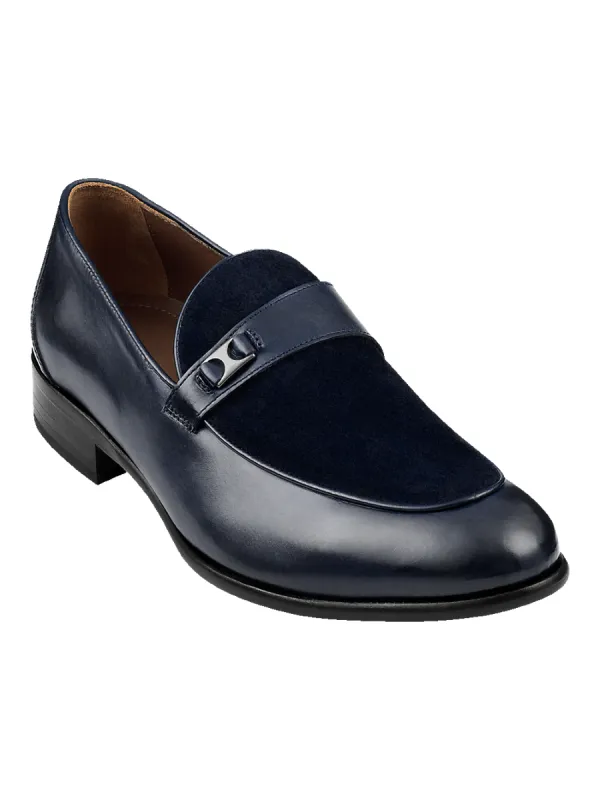 Gilbert Loafer - Navy sold by Paul Fredrick