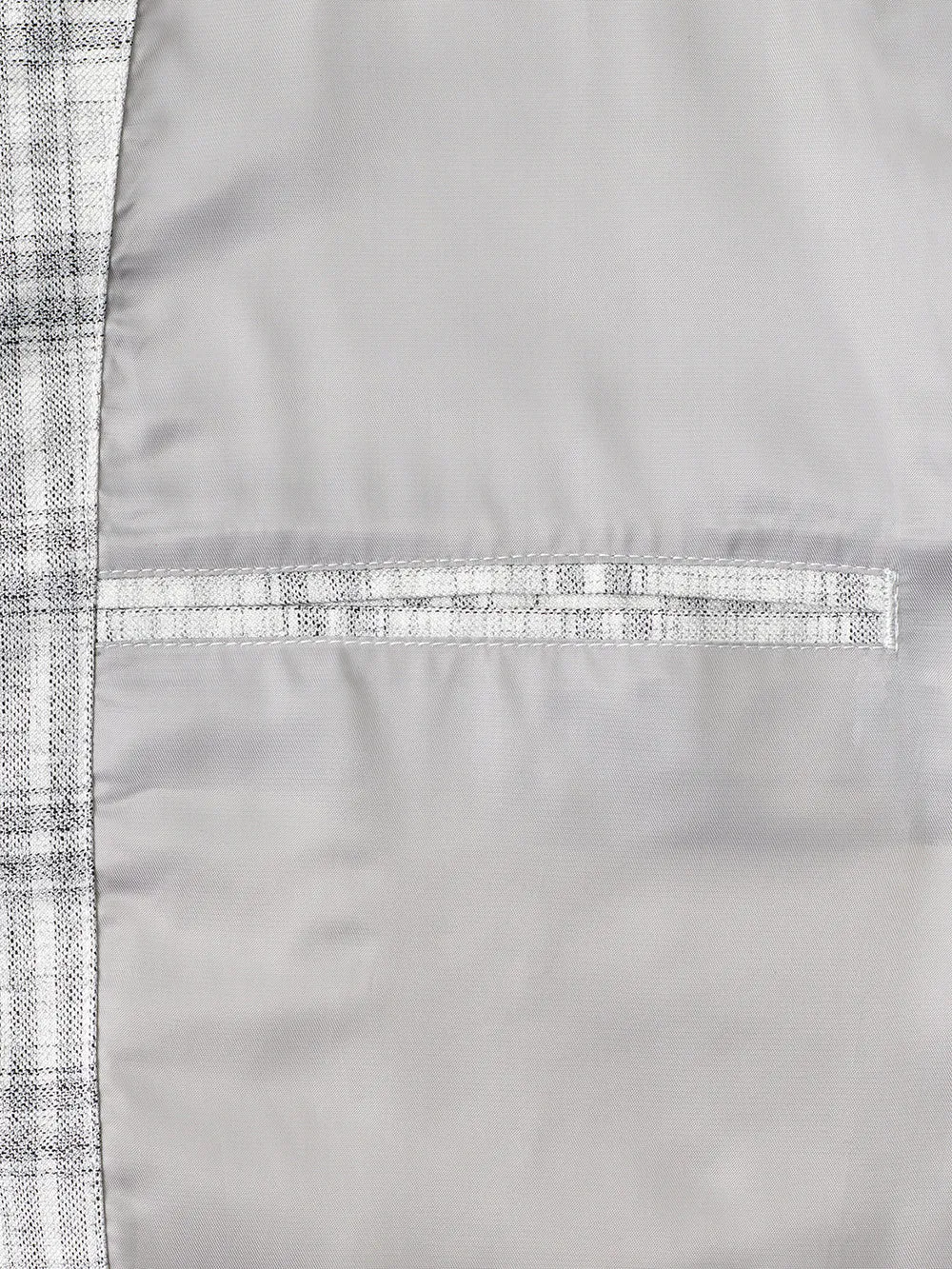 Microfiber Plaid Bomber Jacket sold by Paul Fredrick product image thumbnail 3