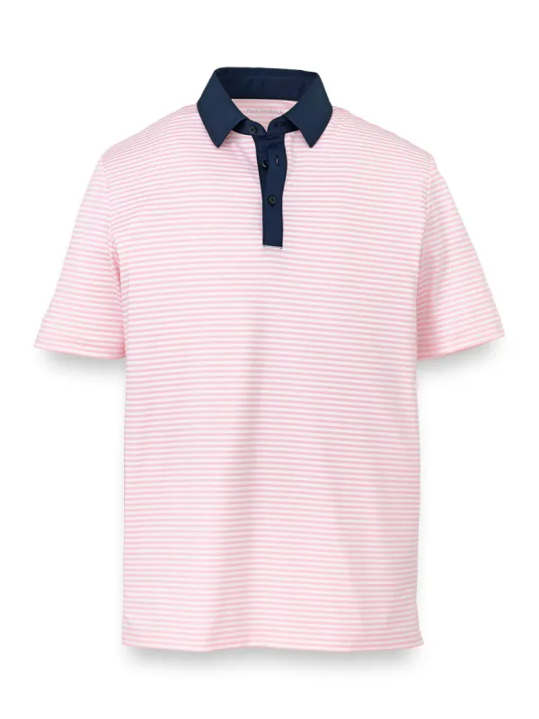 Performance Blend Three Button Polo sold by Paul Fredrick