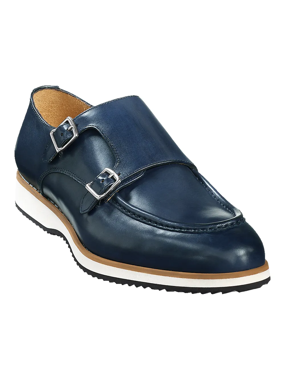 Daniel Monk Strap - Navy sold by Paul Fredrick