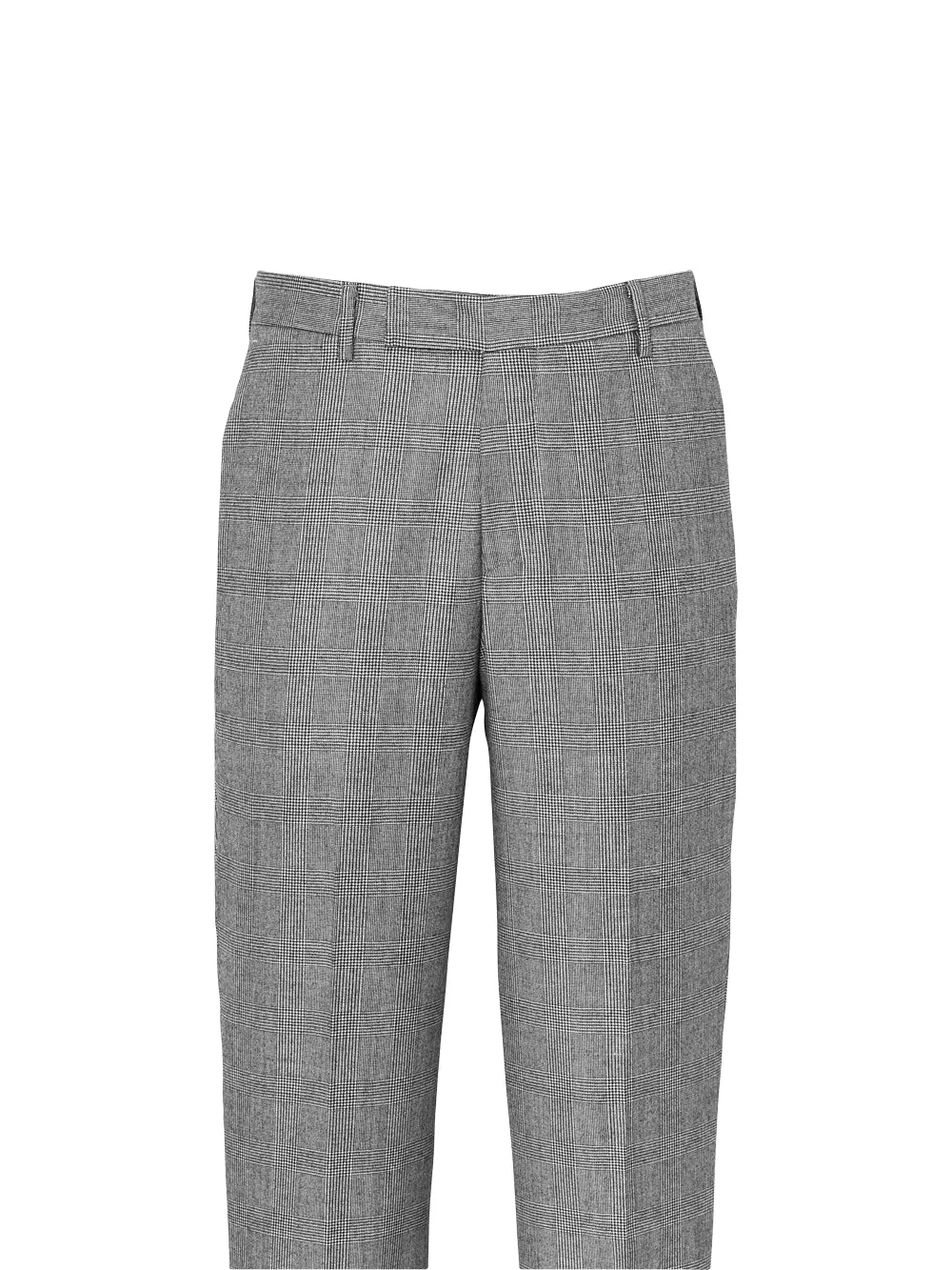 Wool Flannel Plaid Flat Front Pants sold by Paul Fredrick product image thumbnail 2