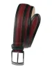 Freeman Belt - Black/burgundy sold by Paul Fredrick