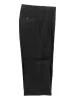 Corduroy Pleated Pants - Black sold by Paul Fredrick