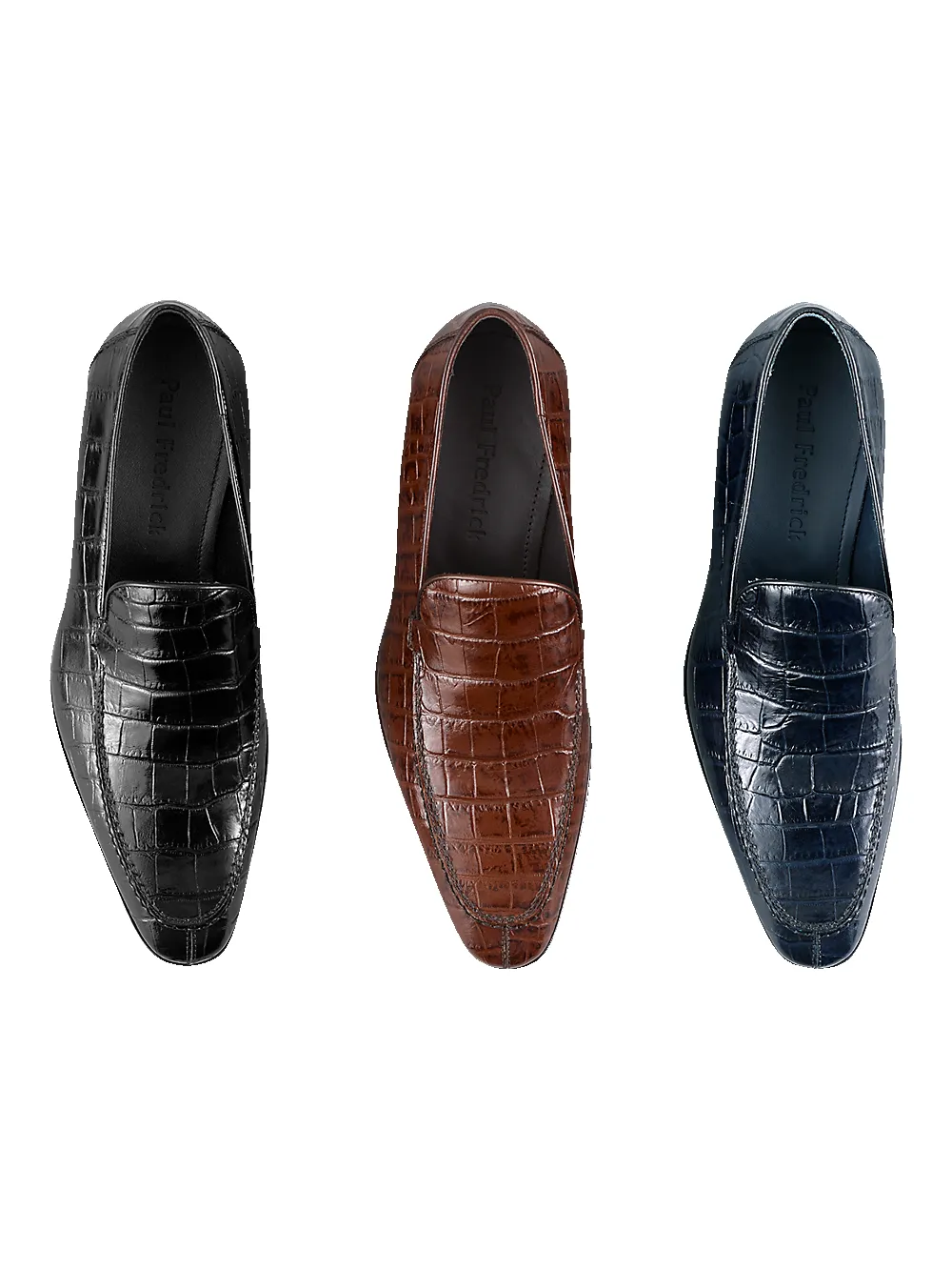 Baldwin Loafer - Navy sold by Paul Fredrick product image thumbnail 3