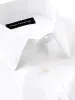 Slim Fit Superfine Egyptian Cotton Solid Color Straight Collar Dress Shirt - White sold by Paul Fredrick