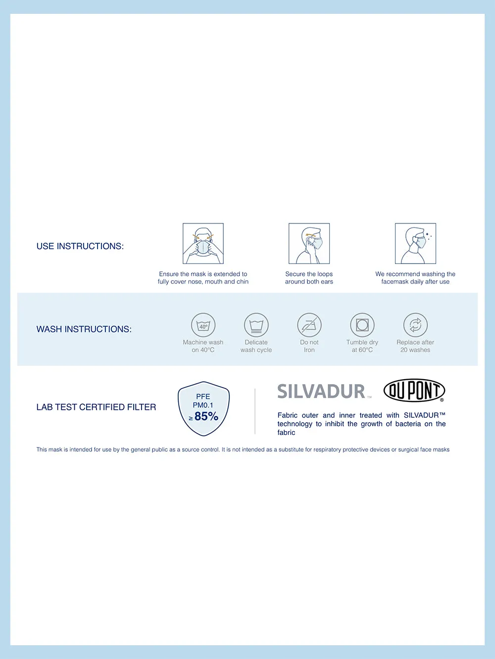 Cotton Twill Pink Face Mask sold by Paul Fredrick product image thumbnail 5