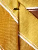 Stripe Woven Silk Tie - Gold Multi sold by Paul Fredrick