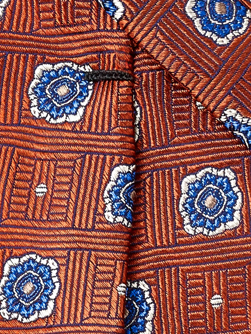 Medallion Woven Silk Tie sold by Paul Fredrick product image thumbnail 4