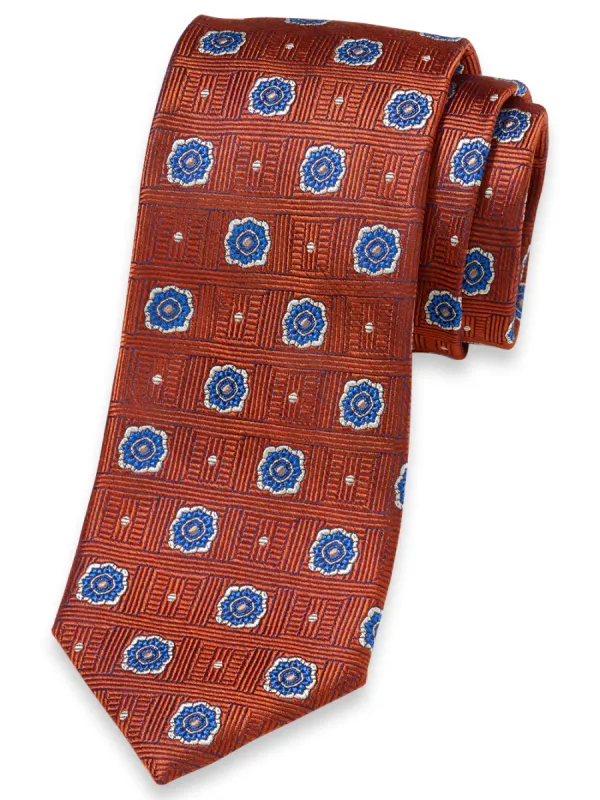 Medallion Woven Silk Tie sold by Paul Fredrick