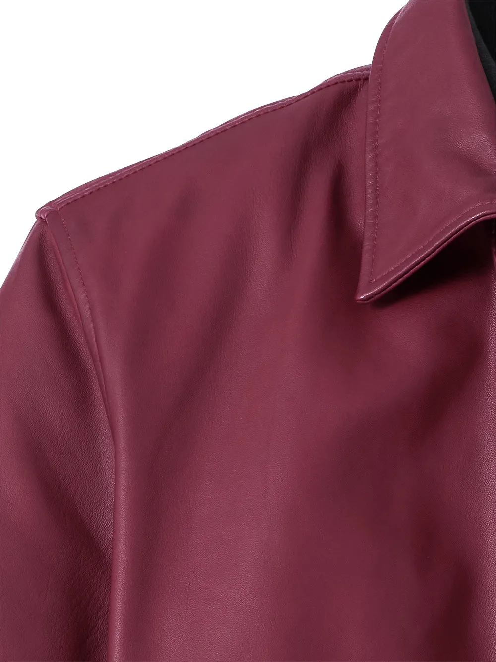 Leather Bomber Jacket sold by Paul Fredrick product image thumbnail 4