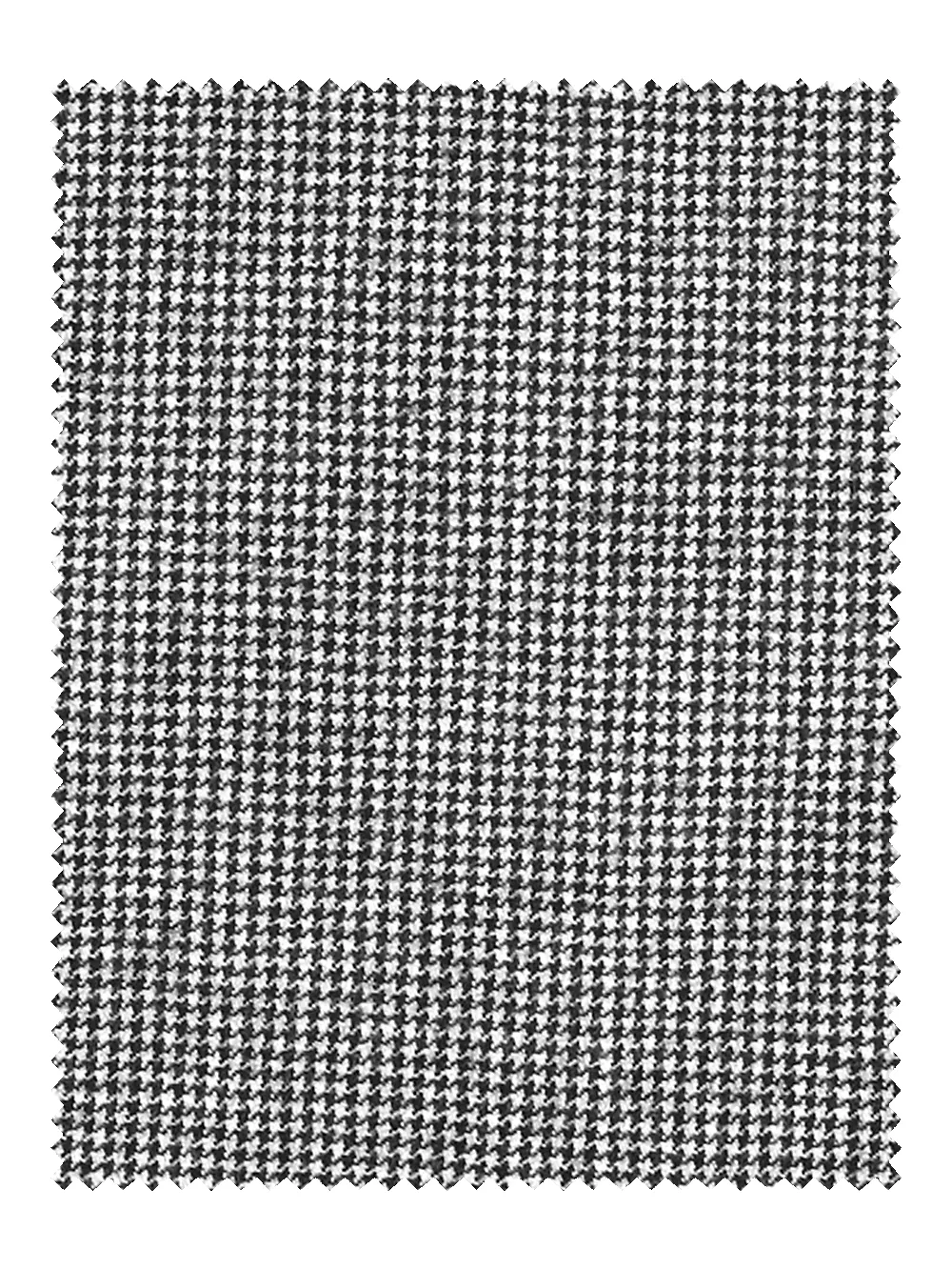 Wool Flannel Houndstooth Pleated Pants - Black sold by Paul Fredrick product image thumbnail 3