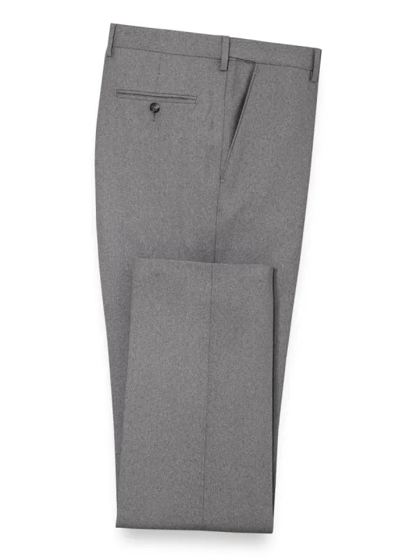Classic Fit Essential Wool Suit Pants - Grey sold by Paul Fredrick