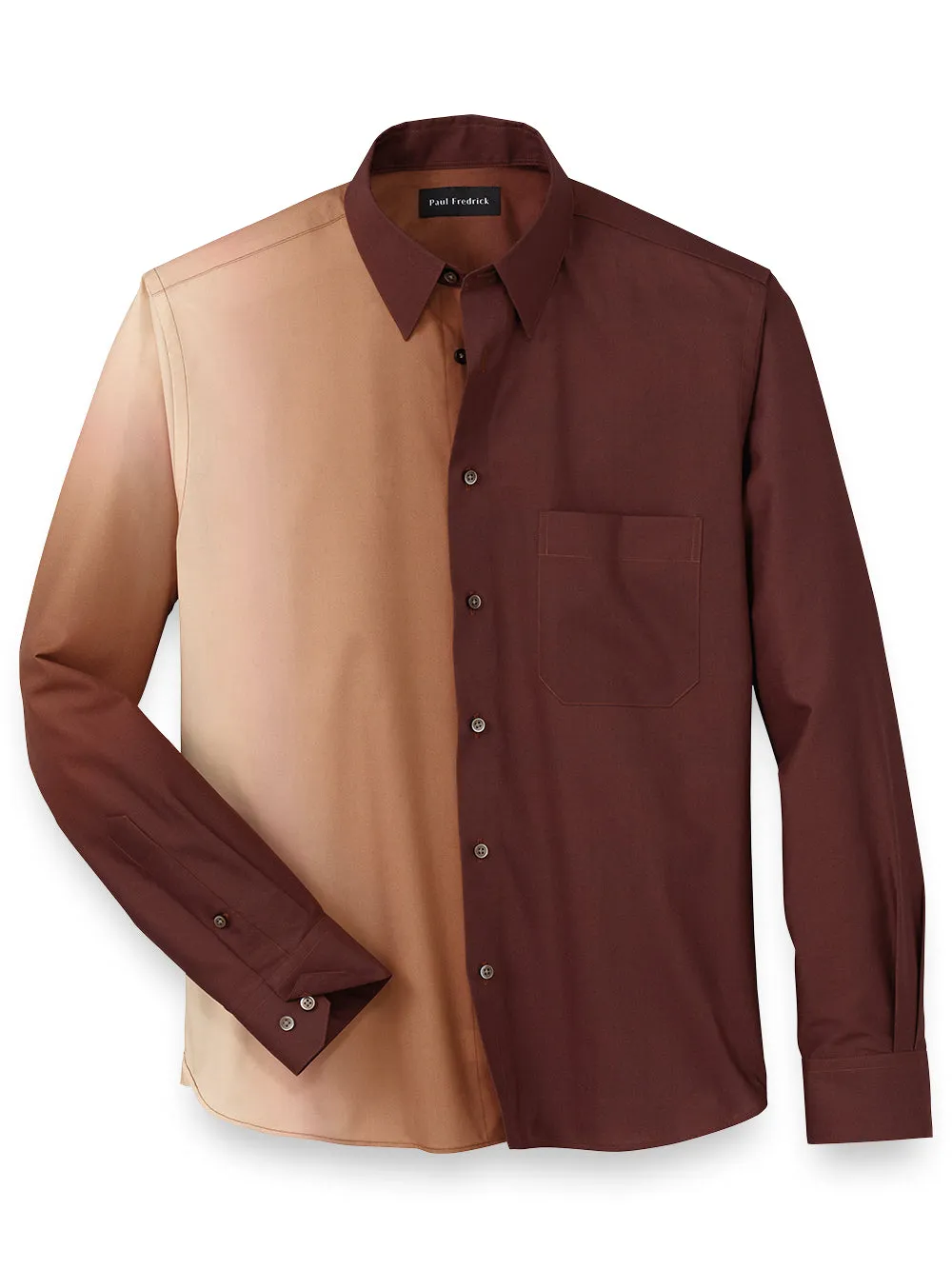 Cotton Ombre Print Casual Shirt sold by Paul Fredrick