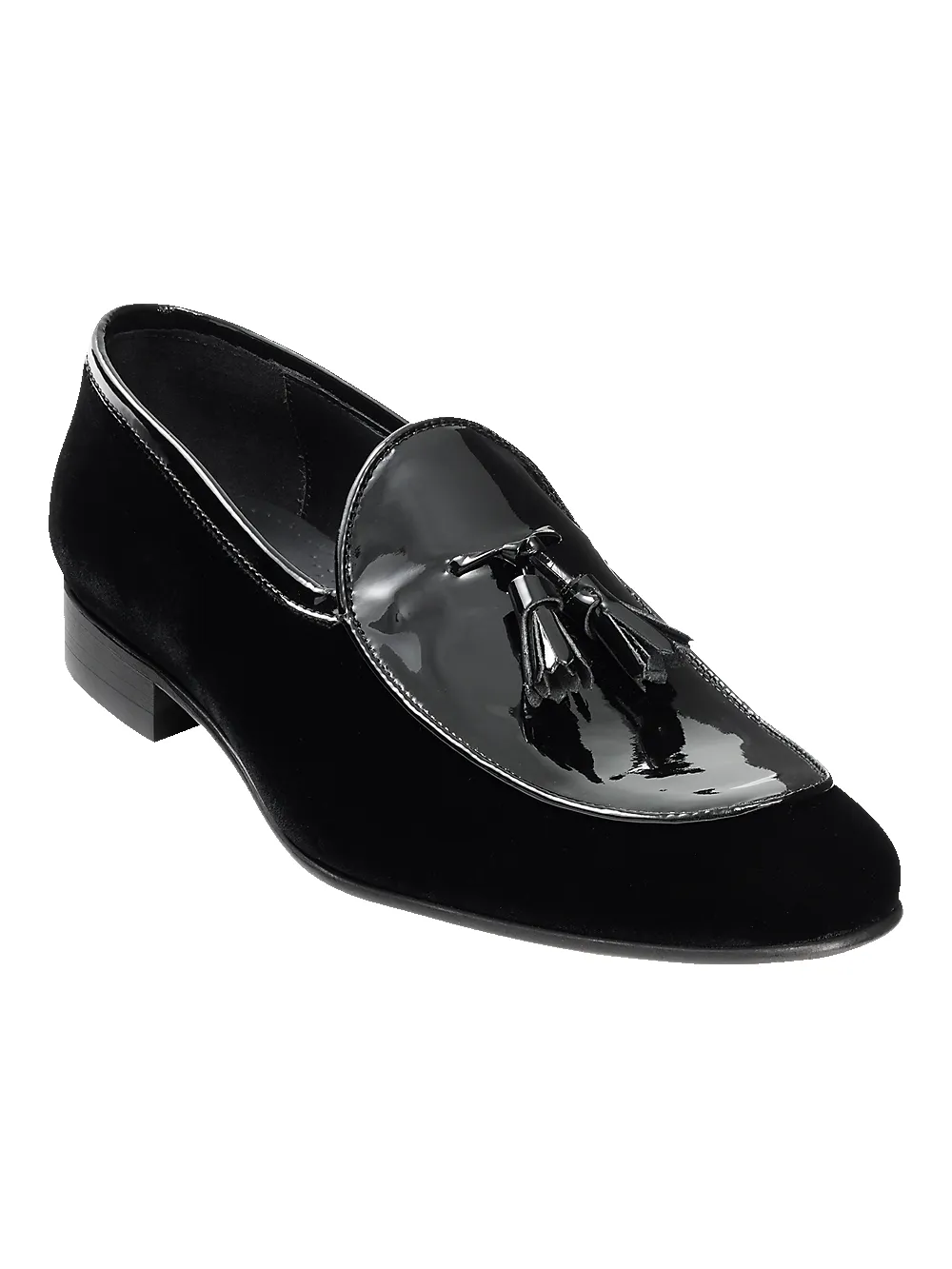 Vincent Tassel Loafer - Black sold by Paul Fredrick