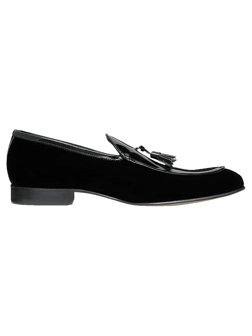 Vincent Tassel Loafer - Black sold by Paul Fredrick product image thumbnail 2