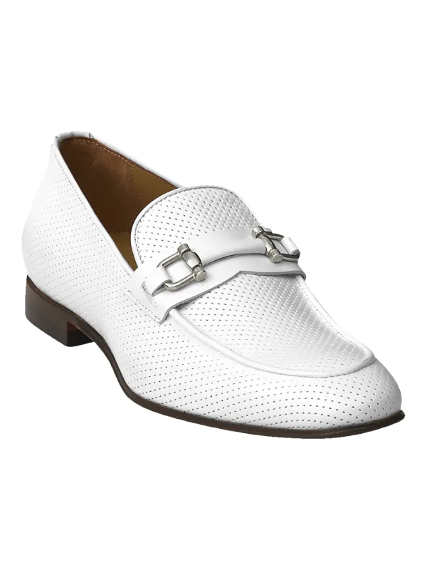 Francis Bit Loafer - White sold by Paul Fredrick