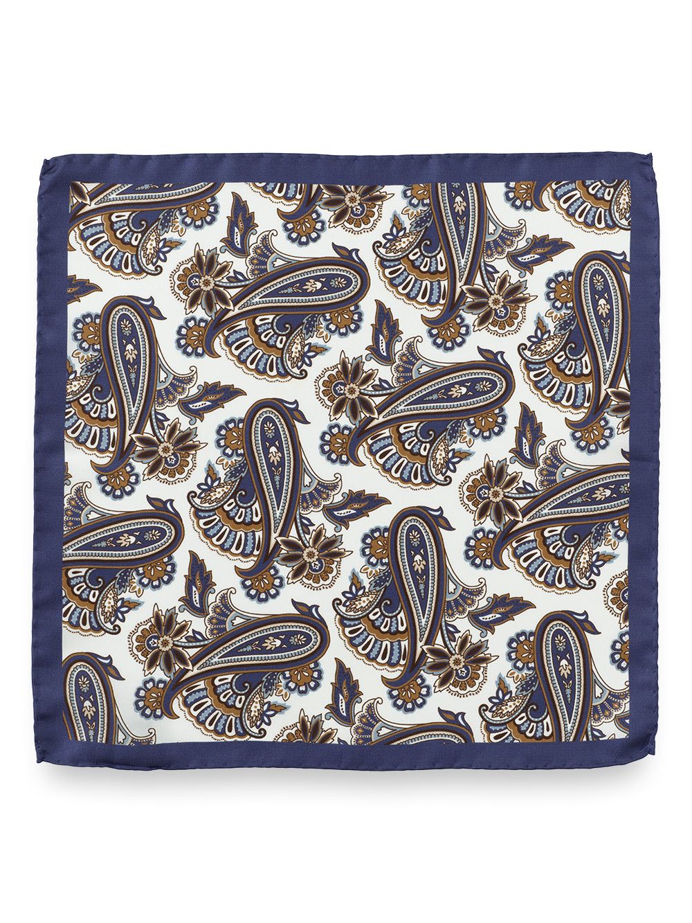 Paisley Silk Pocket Square sold by Paul Fredrick product image thumbnail 2