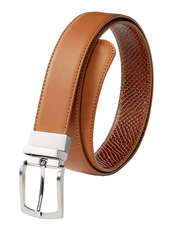 Cody Reversible Belt - Chestnut sold by Paul Fredrick
