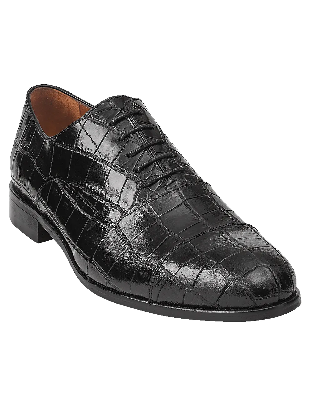 Clifford Cap Toe Oxford - Black sold by Paul Fredrick