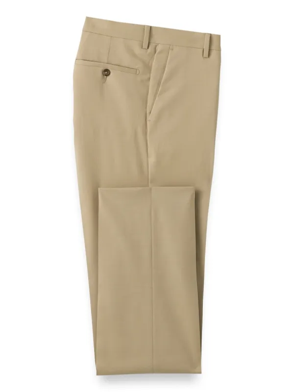 Tropical Weight Wool Flat Front Pants sold by Paul Fredrick