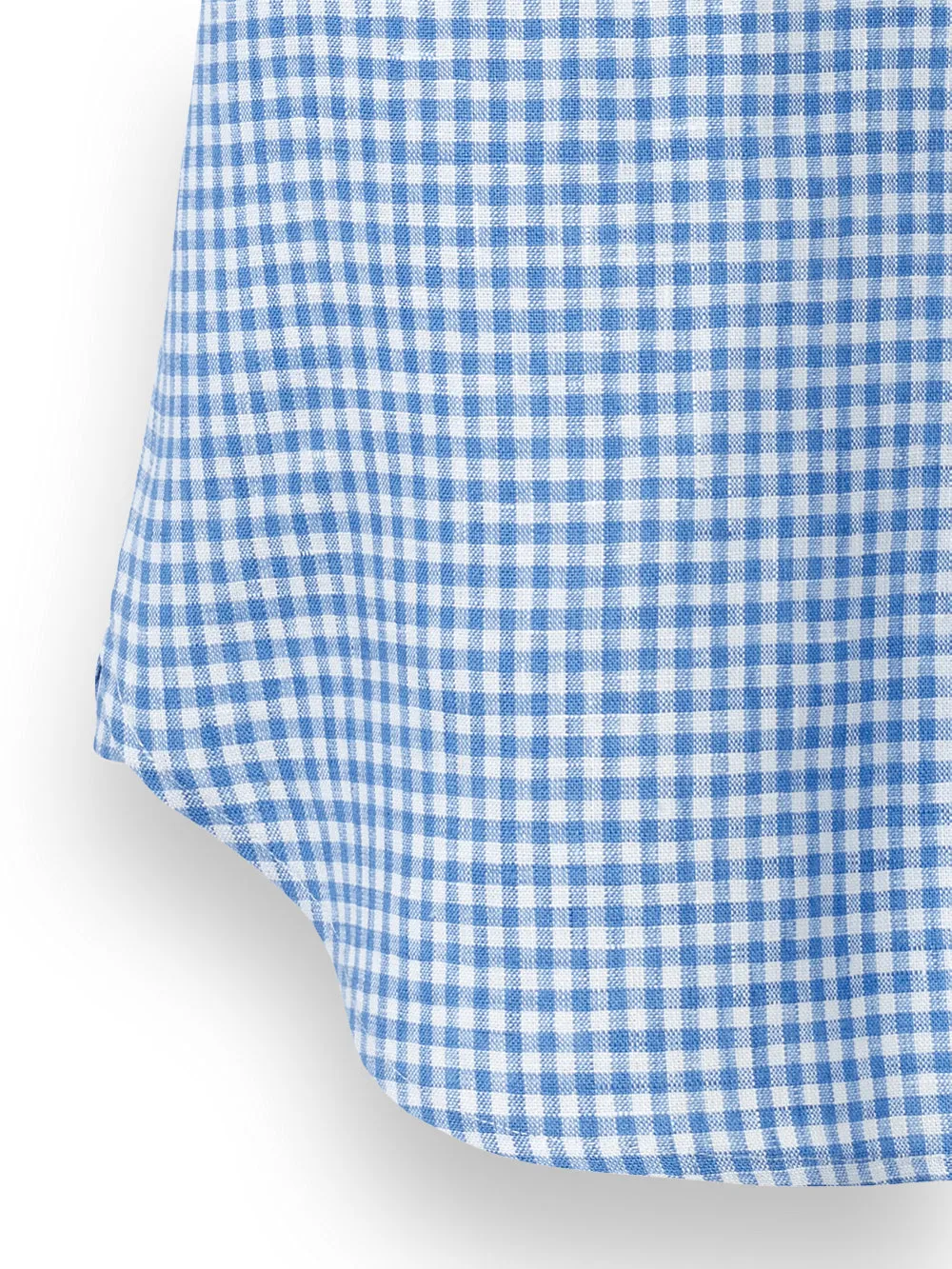 Linen Gingham Check Casual Shirt sold by Paul Fredrick product image thumbnail 3