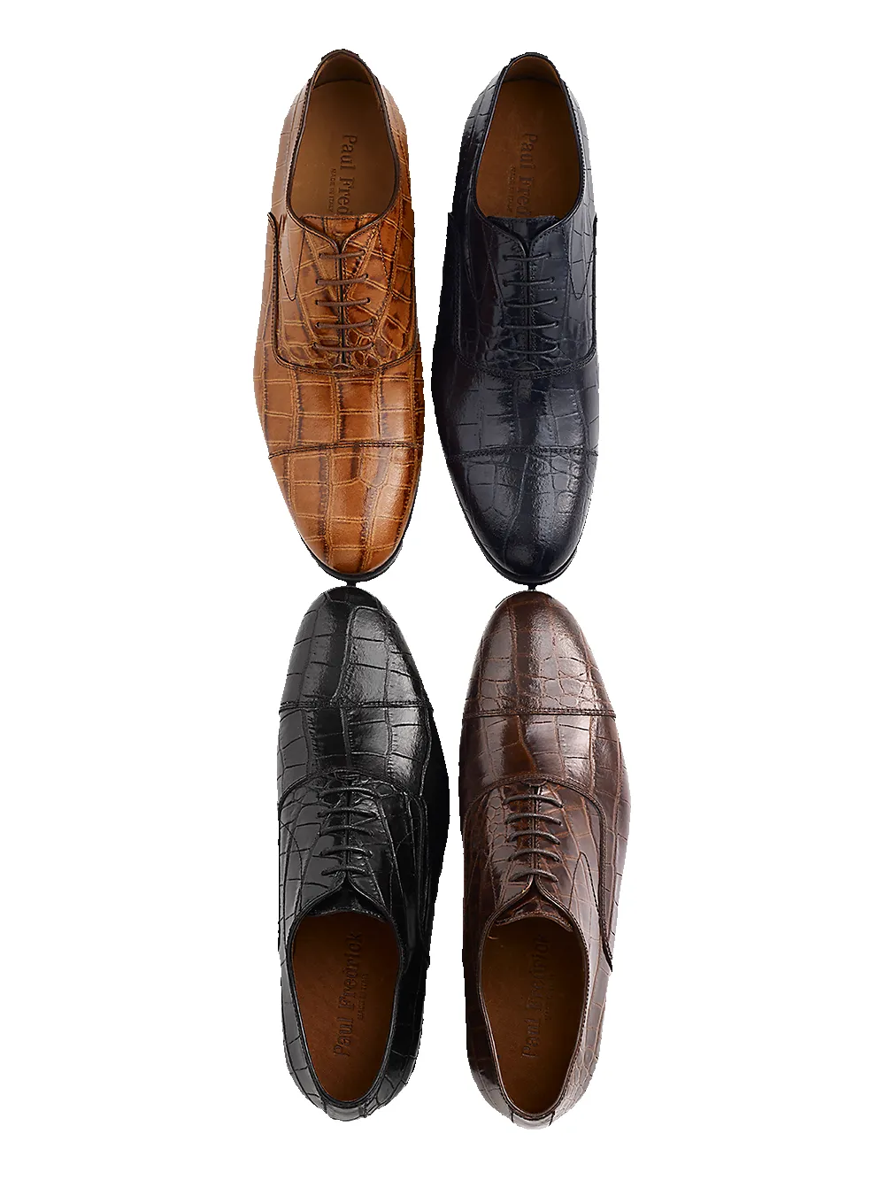 Clifford Cap Toe Oxford - Navy sold by Paul Fredrick product image thumbnail 3