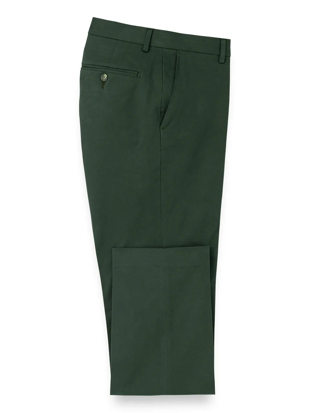 Cotton Stretch Twill Flat Front Pants | Clearance sold by Paul Fredrick