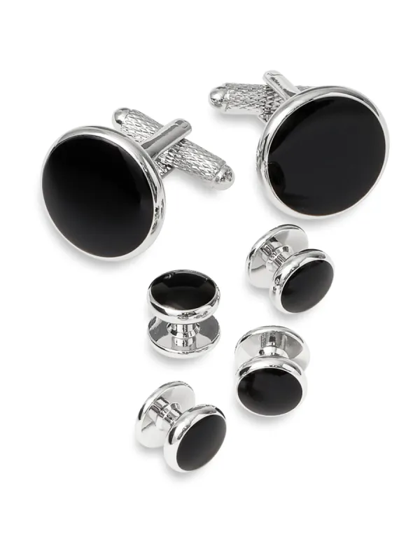 Black Onyx Stud Set sold by Paul Fredrick