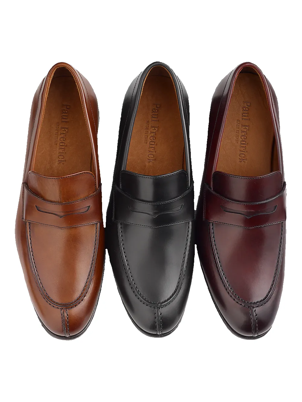 Klaus Penny Loafer - Chestnut sold by Paul Fredrick product image thumbnail 2