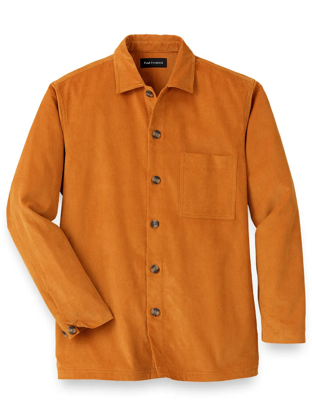 Cotton Corduroy Overshirt sold by Paul Fredrick