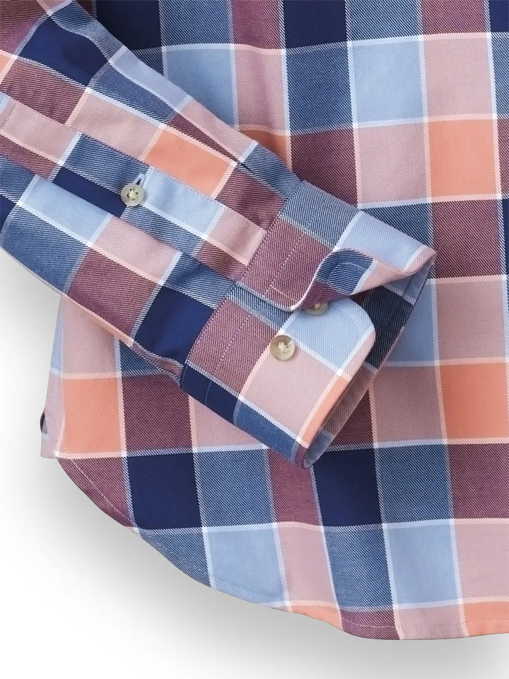 Cotton Buffalo Plaid Casual Shirt sold by Paul Fredrick product image thumbnail 3