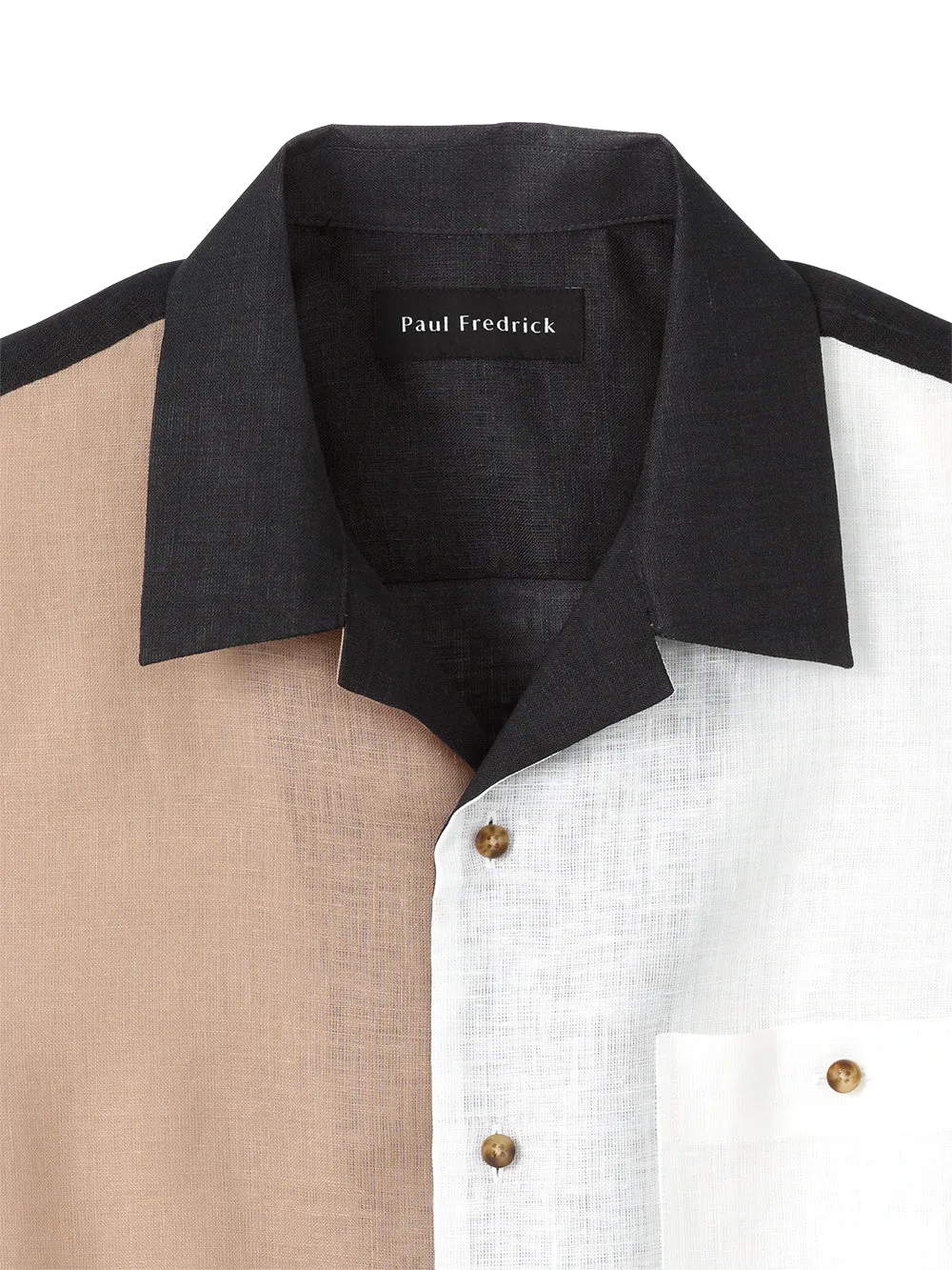 Linen Mix-it-up Casual Shirt sold by Paul Fredrick product image thumbnail 2