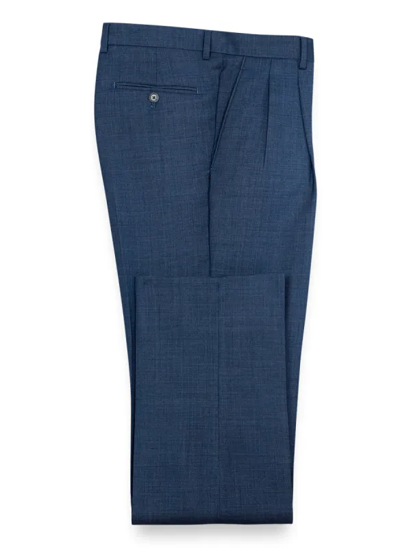 Sharkskin Pants - Navy sold by Paul Fredrick