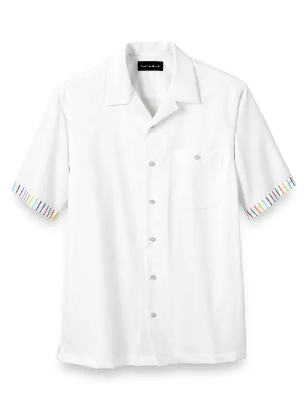 Cotton Solid Casual Shirt sold by Paul Fredrick