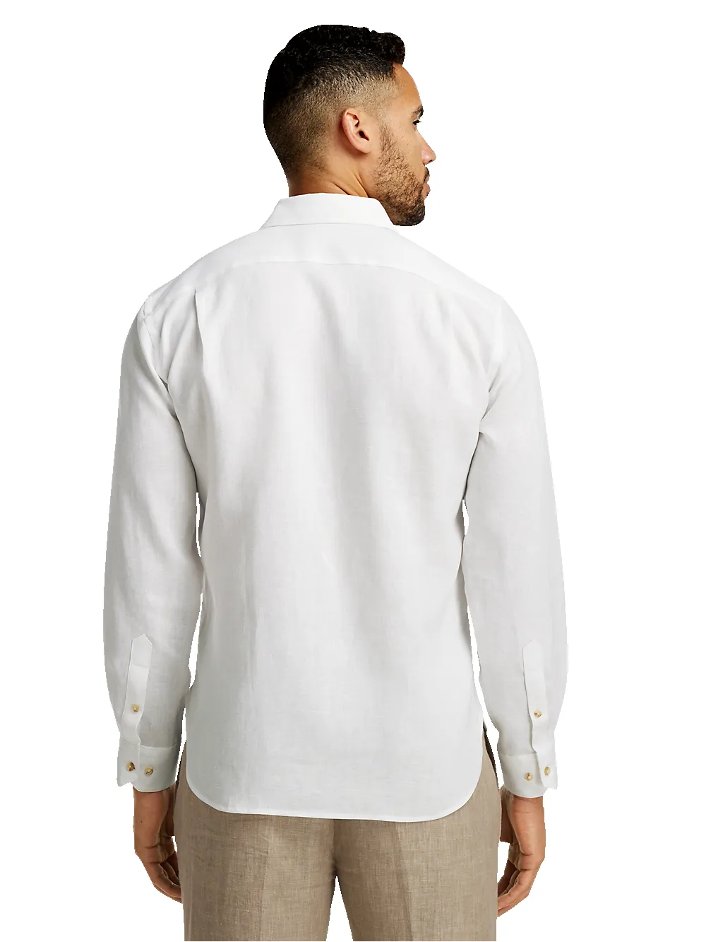 Linen Print Panel Casual Shirt - Multi sold by Paul Fredrick product image thumbnail 5