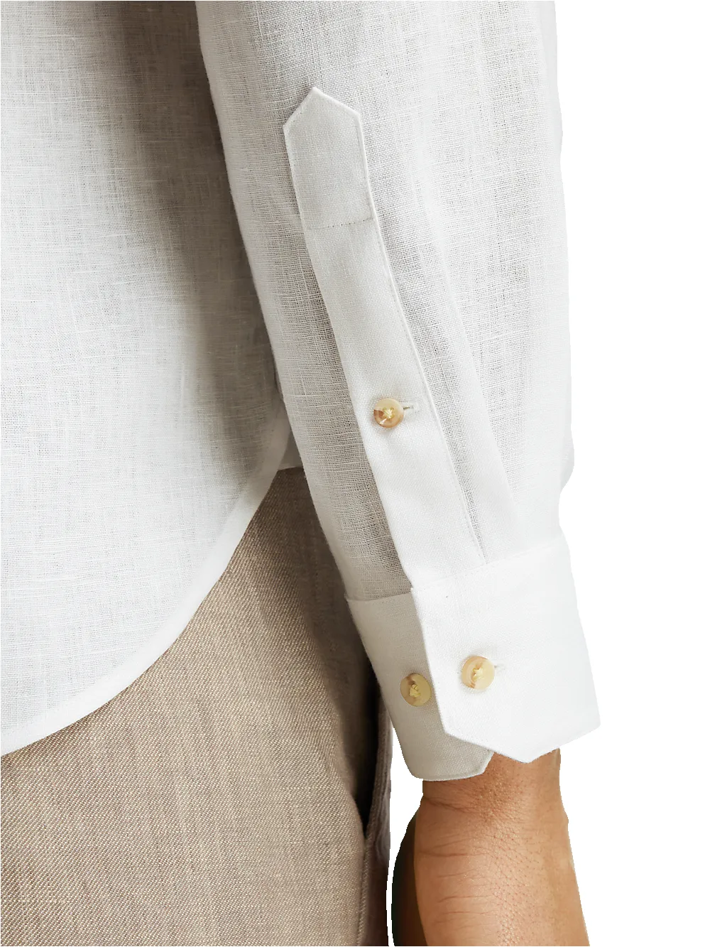 Linen Print Panel Casual Shirt - Multi sold by Paul Fredrick product image thumbnail 4