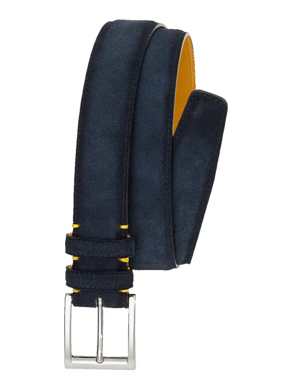 Finnian Belt - Navy sold by Paul Fredrick