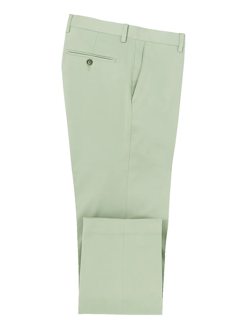 Cotton Stretch Twill Pants - Moss sold by Paul Fredrick