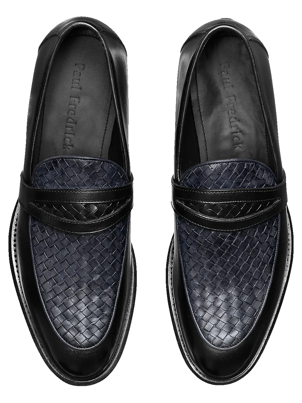 Owen Penny Loafer - Black/grey sold by Paul Fredrick product image thumbnail 3