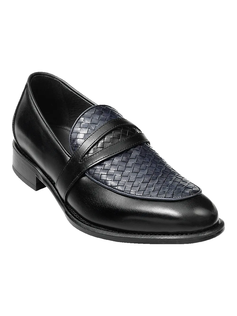 Owen Penny Loafer - Black/grey sold by Paul Fredrick