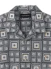 Cotton Geometric Casual Shirt - Black/white sold by Paul Fredrick