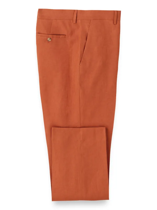 Linen Pants - Terracotta sold by Paul Fredrick