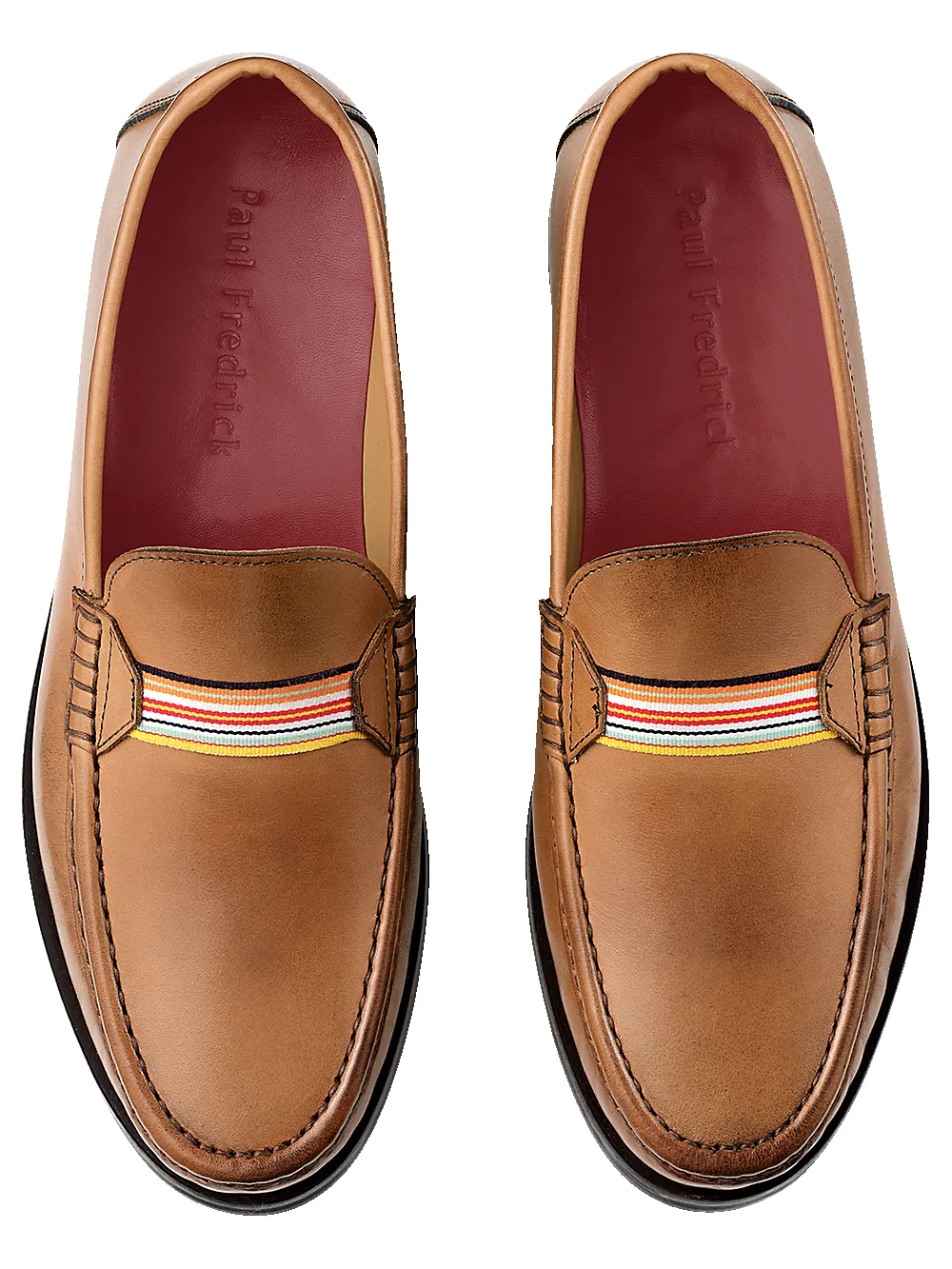Fletcher Loafer - Chestnut sold by Paul Fredrick product image thumbnail 3
