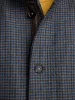 Wool Blend Check Carcoat - Multi sold by Paul Fredrick